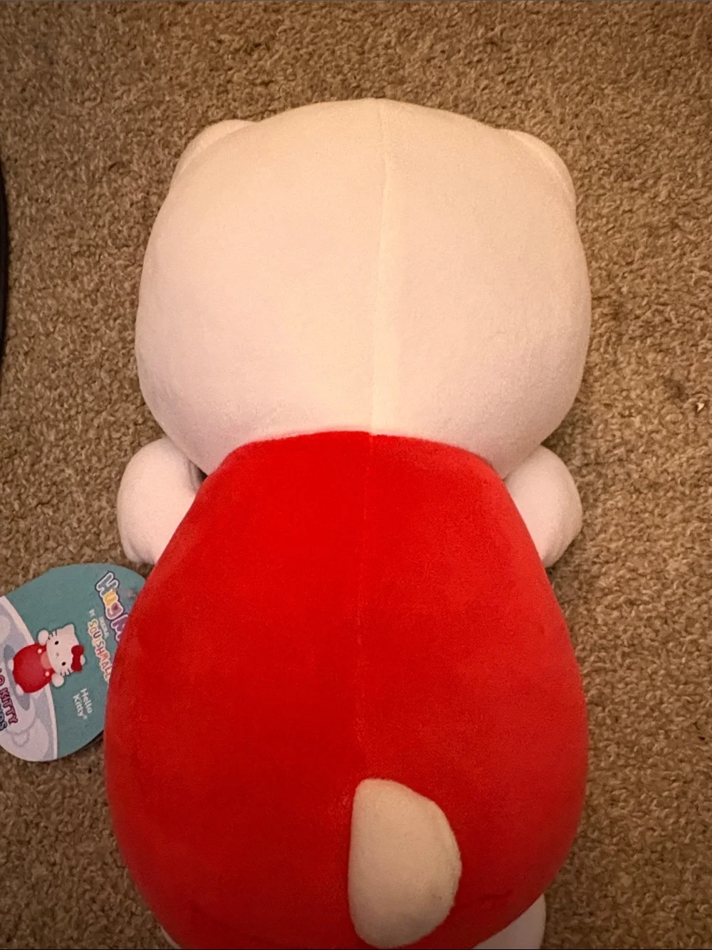 Squishmallows Hello Kitty Plush - White & Red